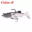 Đuôi T Mồi Mềm Paage Chì Mồi Giả Bộ 7.5cm / 12g Câu Cá Coed Miệng Bass Bionic Móc Đôi Đường Sub-bait Mới