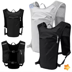 Áo Bapa chạy bộ 5L Lưu trữ nhẹ Bánh răng ngoài trời có thể điều chỉnh cho đường mòn Marathon Đi bộ đường dài Đi xe đạp Nam Nữ mới