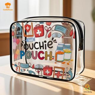 [Kitten-t] Túi đựng mỹ phẩm thuốc dành cho nữ Dụng cụ sắp xếp du lịch dung tích lớn Dễ dàng lau sạch Túi vệ sinh sạch sẽ Sử dụng hàng ngày Túi du lịch vệ sinh mới