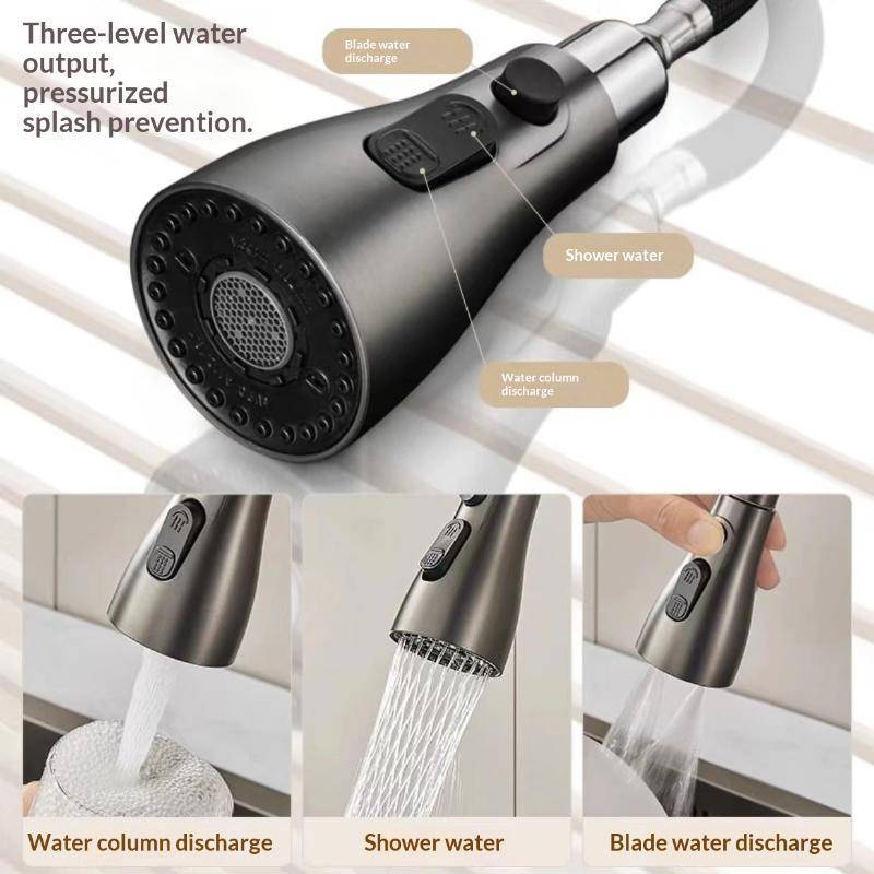 Thay thế vòi phun COOUTR cho bồn rửa nhà bếp Máy trộn vòi xoay Đầu xoay bền và dễ lau chùi để sử dụng hàng ngày VN