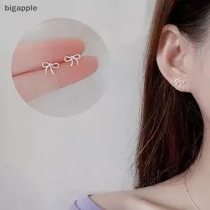 Bigapple Bướm Ngọt Ngào Nơ Bông Tai Dành Cho Nữ Thiết Kế Độc Đáo Cưới Quà Tặng Sinh Nhật RDG
