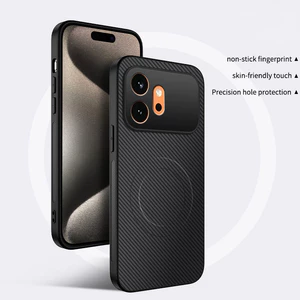 Dành cho Honor 600 VKJ-NX9 Vỏ mờ sang trọng chống sốc Sạc không dây Vỏ chống sốc