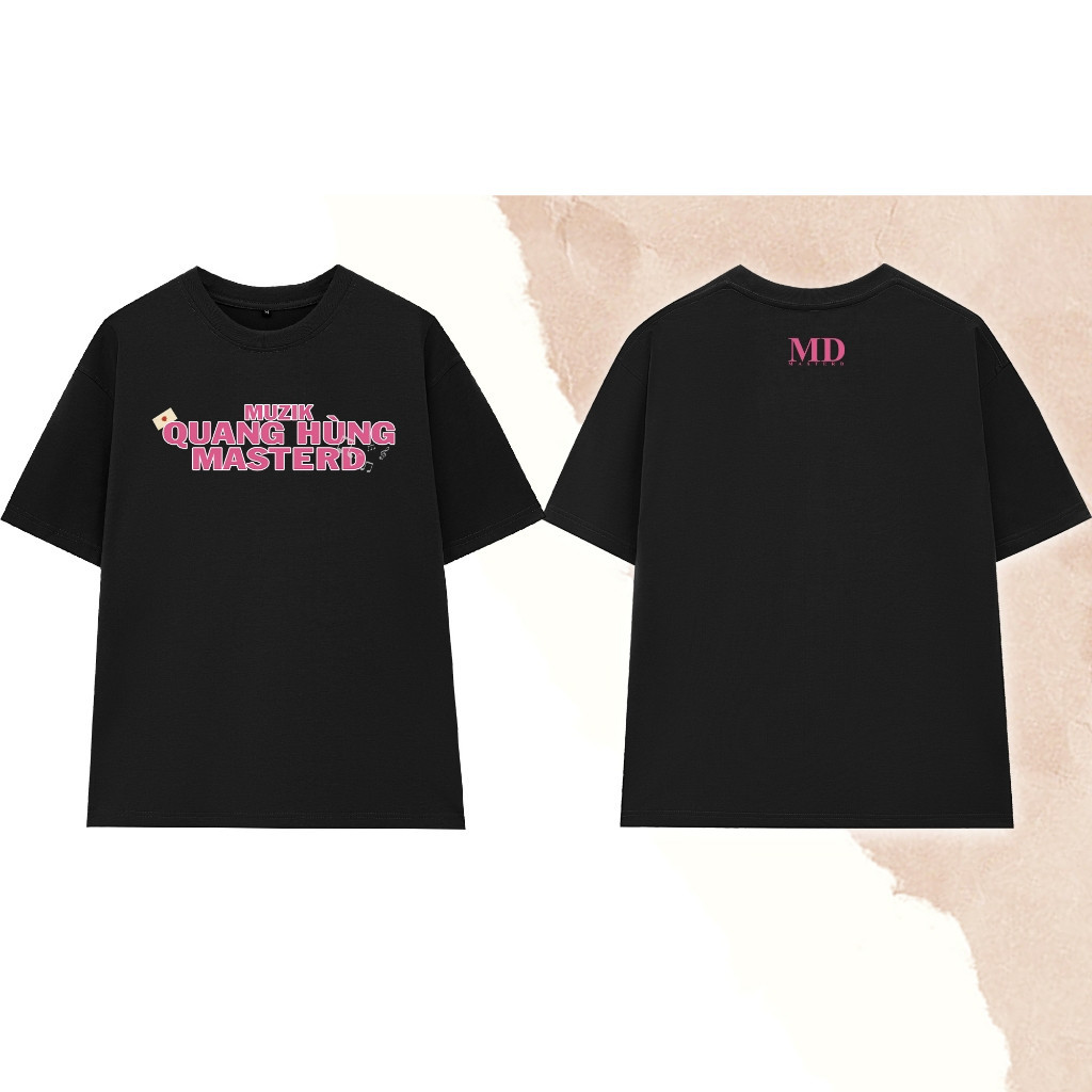 （Giao hàng 24h）Angela Áo Thun Oversize In Tên Quang Hùng MasterD Muzik ! Cotton 100% 260GSM Dày Co Dãn 2 Chiều