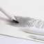 BEABOUT 12 CÁI Sketch Rub Pen, Công cụ vẽ giấy trắng Phác thảo, Hiệu ứng nhòe không cần lao động Dụng cụ phác thảo mudging một phần chính xác Dụng cụ làm mềm tông màu cục bộ