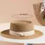 HFSHY Nữ Phong Cách Pháp Flat Top Mũ Rơm Vành Rộng Mũ Chống Nắng Mùa Hè Cho Đi Biển Du Lịch Kỳ Nghỉ Sử Dụng VN
