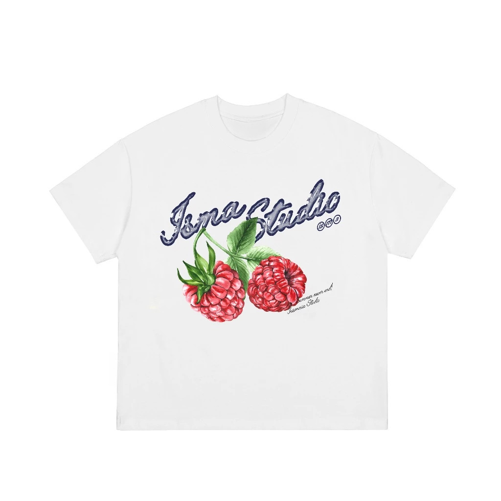 （Giao hàng 24h）Angela Áo thun Boxy form rộng Summer Collection Local Brand Unisex Áo thun trái cây nhiệt đới
