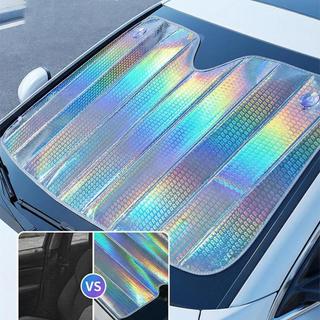 Bóng Nắng Cho Kính Chắn Gió Ô Tô Có Thể Gập Lại Accordion Lớn Phản Quang Che Nắng Ô Tô Cho Xe SUV Xe Tải Xe haoyisvn