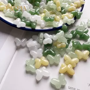 PNPIA- 10 Cái / lốc Hỗn Hợp Bướm Lampwork Hạt Kính Kính Hạt Để Trang Sức Làm Phát Hiện DIY Vòng Tay Bông Tai Kẹp Tóc Phụ Kiện
