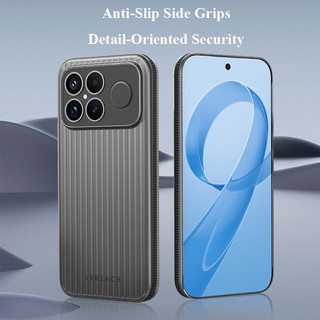 Ốp điện thoại mờ gợn sóng Lereach cho Xiaomi Poco F8 Ultra / F8 Pro Chống trượt, Mỏng, Chống vân tay, Tùy chọn nhiều màu