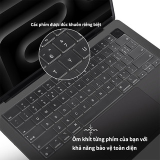 [Người bán VN] Phim bọc bàn phím mềm trong suốt TPU siêu mỏng cho Macbook Pro NEO M5 M4 Air 13,6 A3113 M1 M2 M3 Pro 14 16 inch A3401 A3402 air 15 Phụ kiện máy tính xách tay