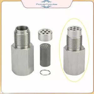 POWER M18 * 1.5 O2 Cảm biến oxy Spacer CEL Eliminator, Kiểm tra đèn động cơ, Trình mô phỏng chất xúc tác, Bộ chuyển đổi bằng thép không gỉ 304.