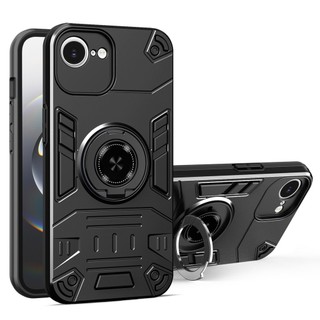 Dành Cho iphone 16E / 17E Ốp điện thoại Cứng Có Giá Đỡ Nhẫn Mềm TPU Edge Chống Sốc Mỏng Vỏ
