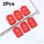 2 Chiếc Trung Quốc Năm Mới Hòa Bình Xe Móc Khóa Hai Mặt Dập Nóng May Mắn Mặt Dây Chuyền Trang Trí Nhỏ