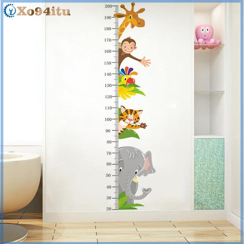 XOITU Mới Tự Dính Động Vật Chiều Cao Dán Cho Phòng Trẻ Em Đo Chiều Cao Cho Mẫu Giáo Trẻ Em Trang Trí Tường VN