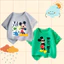 Áo thun in hình Mickey, áo phông cộc Disney tay chất COTTON thoáng mát dành cho bé trai