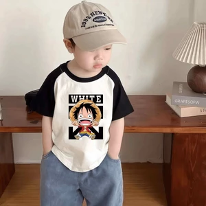COD (Hồ Chí Minh)DREAMY BABY Áo phông tay ngắn nam trẻ em size lớn, chất liệu dệt kim dày, họa tiết Hollywood