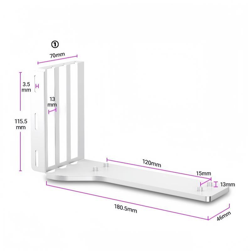 E-WOITD 1 Bộ Bên Ngoài GPU Docking Station Dọc GPU Gắn Chân Đế 2 / 3 ...