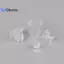 10 CÁI PC Quảng cáo mờ Nail Glass Nail Braet Ốc vít nhựa vô hình Vít mờ Đẹp