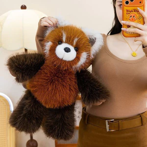 Spike Price [Sẵn sàng] Chạy bộ Búp bê sang trọng Raccoon Vui nhộn Búp bê gấu trúc dễ thương Gối trẻ em Bé gái Quà tặng búp bê ngủ