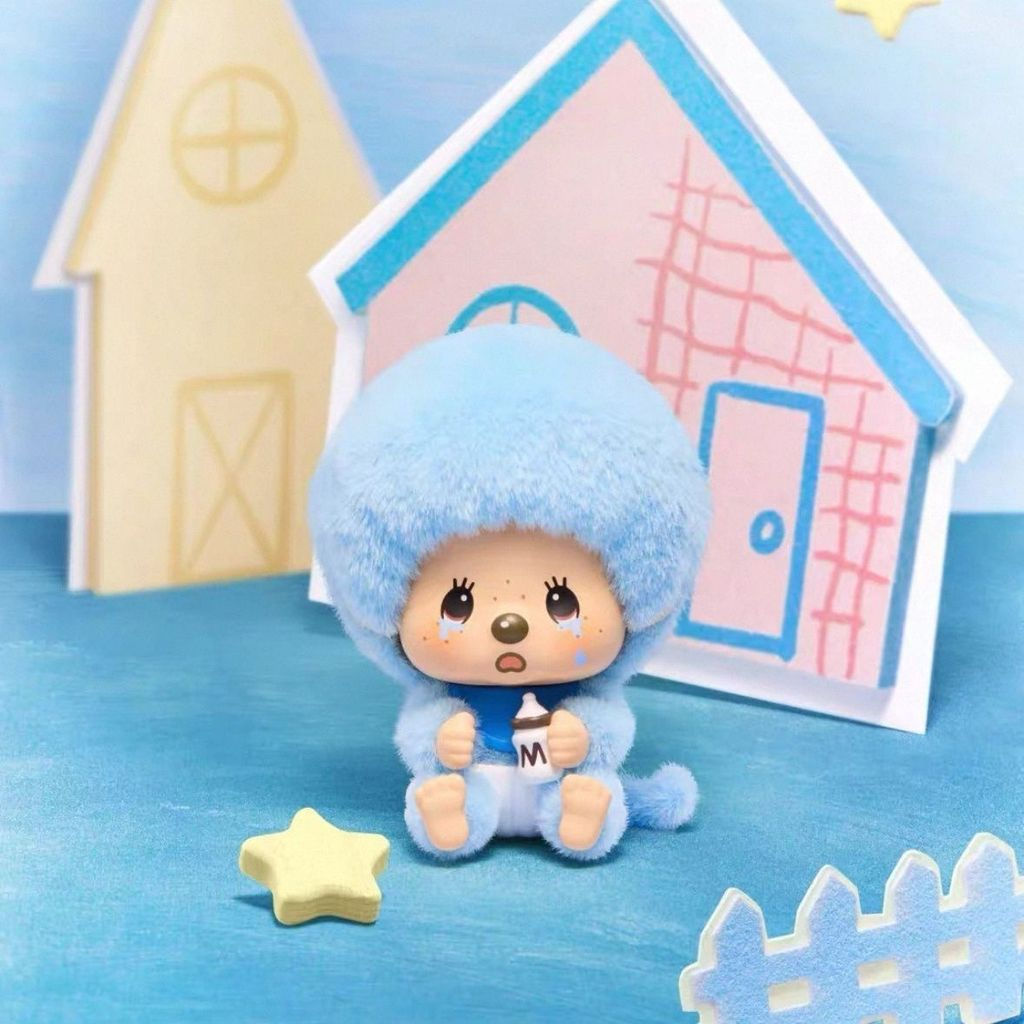 Monchhichi mon mon farm classic coffee Series Cute Figures pendant