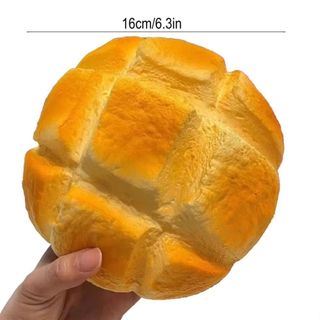 SENRTY Bánh mì Fidget giác quan, Trang trí bánh mì tăng chậm Đồ chơi mực, Đồ trang trí máy tính để bàn Quá khổ Mô phỏng Quả dứa thực tế Bun Squishy Quà tặng sinh nhật