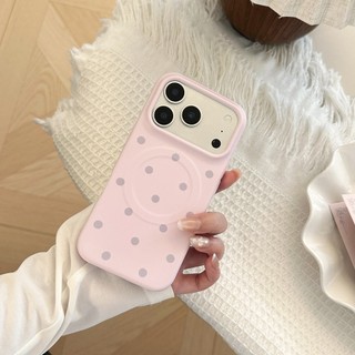 [Sheren] Vỏ điện thoại đơn giản chấm bi Thích hợp cho i17 16 15 14 13 12 11 pro max Vỏ bảo vệ chống sốc