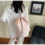 Phong cách Nhật Bản Phong cách Muji / Túi xô Nylon miệng đàn hồi dung tích lớn / Ba lô thể dục Yoga màu trơn / Thời trang đi lại / Túi đeo vai đa chức năng