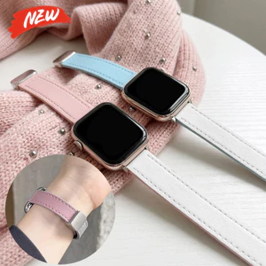 Dây đeo từ tính nữ mỏng tương thích cho Apple Watch Series 11 10 42 / 46mm Ultra3 / 2 49mm 9 8 7 41 / 45mm 6 5