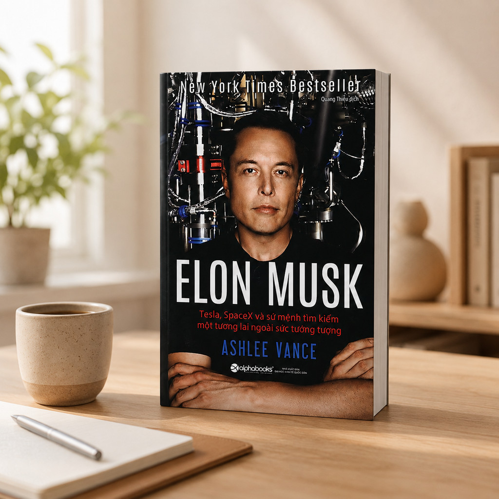 Sách - Elon Musk Tesla, SpaceX Và Sứ Mệnh Tìm Kiếm Một Tương Lai Ngoài Sức Tưởng Tượng (Alpha Books)