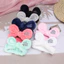 Flannel Phụ Kiện Tóc Rộng Dày Rửa Mặt Trang Điểm Băng Đô Thêu Đơn Giản Nơ Đầu Nữ 5.15 Z4GQ