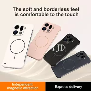 Ốp YJD Cho OPPO Find X9S X9 Pro Soft Touch Siêu Mỏng Không Biên Giới Thu Hút Từ Tính Vỏ Điện Thoại Chống Rơi