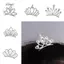 DELMER Trẻ Em Tiara Headband, Hoa Bướm Pha Lê Vương Miện Lược Tóc, Ngọc Trai Ngôi Sao Rỗng Kim Cương Giả Kẹp Tóc Nữ / Trẻ Em