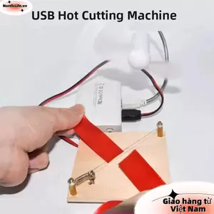 Máy cắt ruy băng mini nhiệt NORDICLLIFE, cắt dây DIY thủ công, dụng cụ cắt vải ruy băng