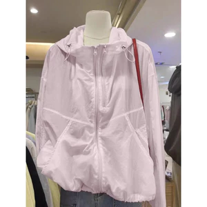 Áo Sơ Mi Chống Nắng Nhẹ VN, Áo Khoác Dây Kéo Nữ, Phong Cách Mùa Xuân Mùa Hè 2026, Thời Trang Dễ Dàng Phù Hợp, Áo Sơ Mi Chống Nắng Lỏng Lẻo Slim fit.