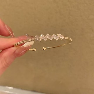 Vòng Tay Shinny Zirconia Có Thể Xếp Chồng Dây Rút Vòng Tay Cho Nữ Phong Cách Hàn Quốc Nhẹ Sang Trọng Niche Cao Cấp Đa Năng Vòng Tay Tinh Tế