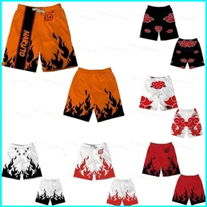 SY3 NARUTO Akatsuki Quần Đi Biển Quần Short Quần 3D In Quần Áo Cosplay Quần Mồ Hôi Minato Itachi Sasuke Halloween YS3