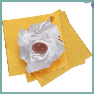 200 Chiếc Giấy Gói Socola Màu Vàng Kẹo Nhôm 15.00X15.00X0.10CM shaoyiping