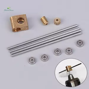 Tua bin Worm Gear Micro 90 0,2M° Hộp số Cơ chế giảm 12 lần Hộp số Bộ phận mô hình ô tô DIY mới