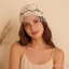 Mũ beanie đan móc dành cho nữ với tua rua đính cườm sang trọng Màu trơn rỗng Mũ đầu lâu thoáng khí nhẹ