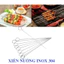Que Xiên Nướng Inox 304 Chống Gỉ 20cm/30cm - Bộ 5/10 Cái, Dùng Cho BBQ, Bếp Than, Lò Nướng