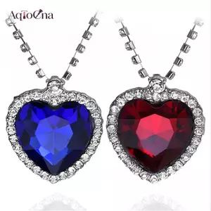 AqToCna Phim Thời Trang TITANIC Trái Tim Đại Dương Nelace Dự Tiệc Trang Sức Quà Tặng AqToCna