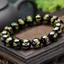 HFSHY Phật Giáo Tây Tạng Sáu Từ Mantra Vòng Tay Nam Nữ Bla Obsidian Bùa Hộ Mệnh Luy Lắc Tay Trang Sức Có Hộp Quà VN