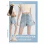 Quần short Denim uốn cong màu xanh cổ điển 2026 Thiết kế mùa xuân Phong cách mới giữa eo dáng rộng hơn Quần nhỏ nóng mùa hè