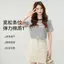 Áo thun sọc cơ bản dành cho nữ Lyocell cổ tròn đơn giản cổ điển phù hợp cho mọi trận đấu T mùa xuân hè Thẩm mỹ tối giản