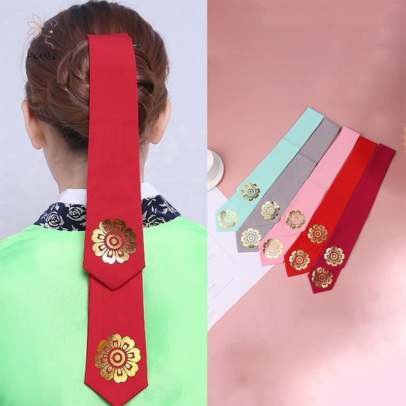 HNKMP Hanbok Tóc Truyền Thống Hàn Quốc Quốc Phụ Kiện Tóc Cổ Trang Phục In Hình Mũ Đội Đầu Hàn Quốc