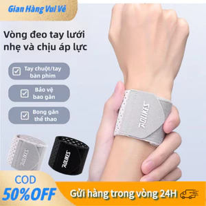 Băng Tay Hỗ Trợ Cổ Tay Cao Cấp - Màu Đen/Xám, Phù Hợp Thể Thao, Gym, Công Việc Văn Phòng