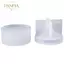 PNPIA- Hộp Bảo Quản Khuôn Silicon Tròn Sọc Nến Jar Hộp Thiết Kế Khuôn Đất Sét Epoxy