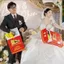 Trung Quốc Cay Quá Khổ Hanako Hộp Cưới Đi Chơi Rắc Đồ Ăn Nhẹ Đám Cưới Ảnh Đạo Cụ Siêu Hanako 5.20