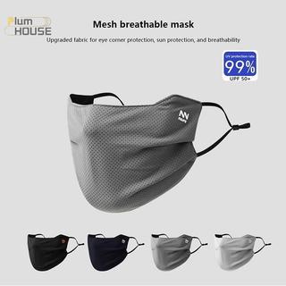 PlumHOUSE Chống Nắng Mặt nạ Nam Có Thể Tái Sử Dụng Thoáng Khí UV Mặt Màu Trơn Có Thể Giặt Mặt nạ Đi Xe Đạp Mùa Hè Mặt nạ VN