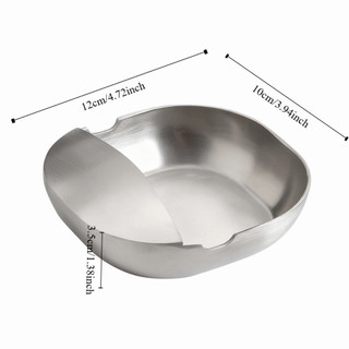 Giá Thìa LILYES, Đế Đũa Inox Dày, Đĩa Trái Cây Chống Trơn Trượt Vuông Không Thể Phá Vỡ Thìa Giá Đỡ Tiện Ích Nhà Bếp